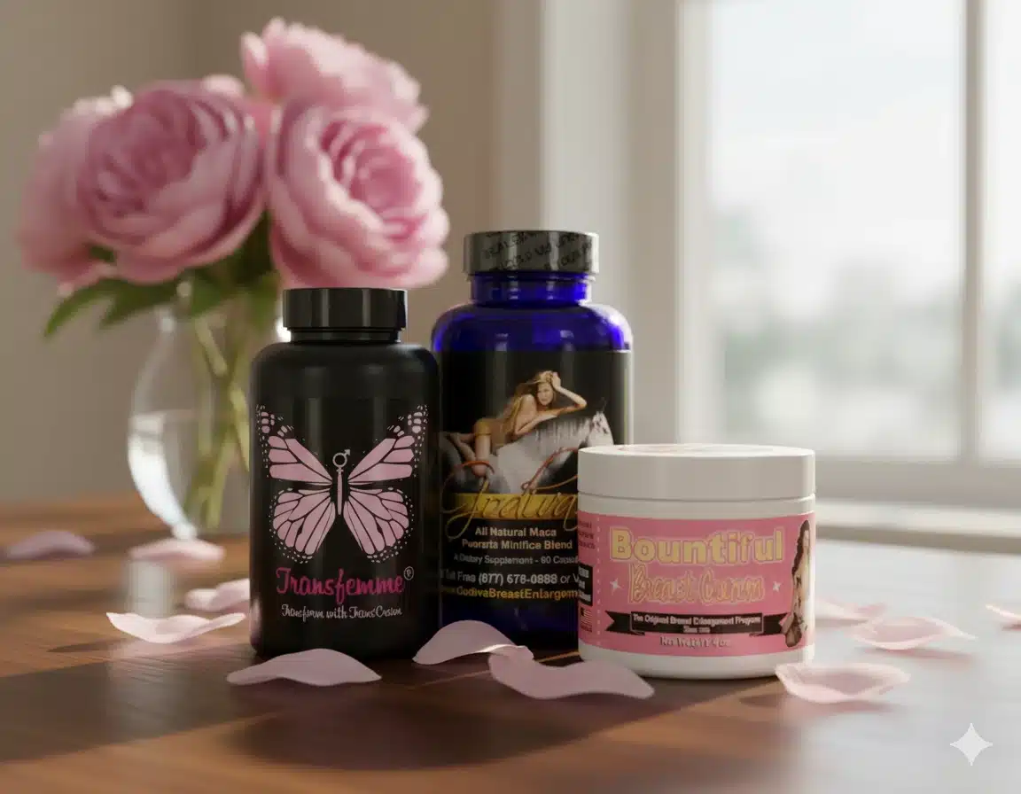 Breast shap-up bundle of pills and cream